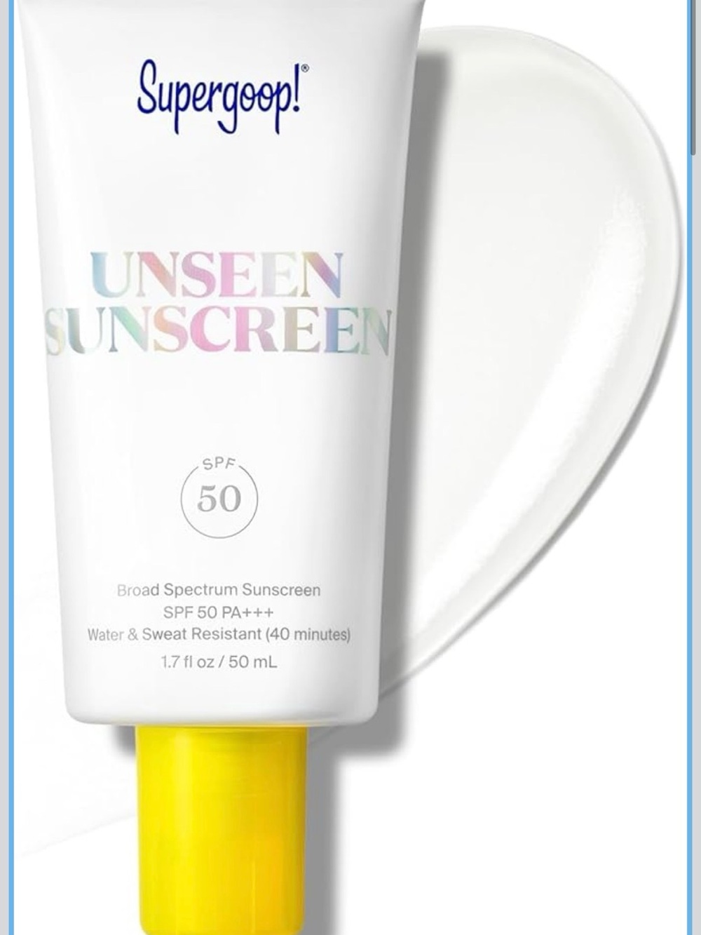 Supergoop! Unseen Sunscreen SPF 50